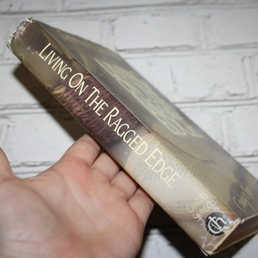 Living on the ragged edge Swindoll, Charles R. vintage book 1985 hardcover (bb)